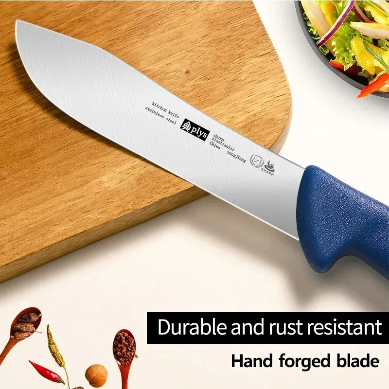 3-Piece Stainless Steel Boning Knife Set Precision Kitchen Knives Blue-4