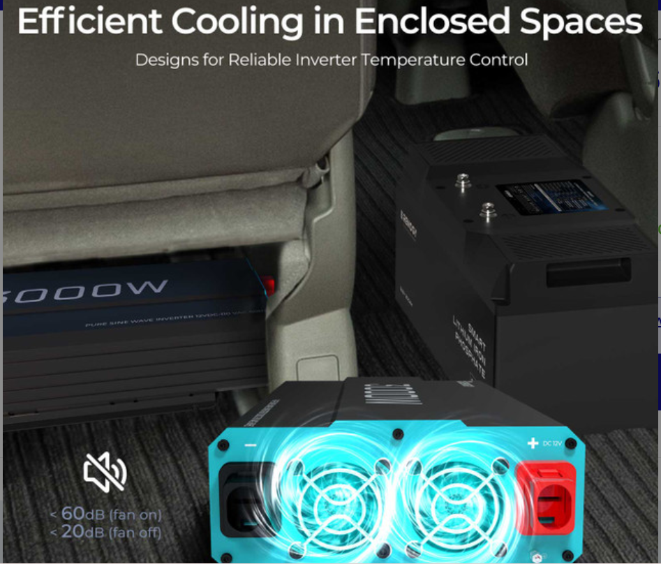 3000W 12V Pure Sine Wave Inverter (New Edition)-3